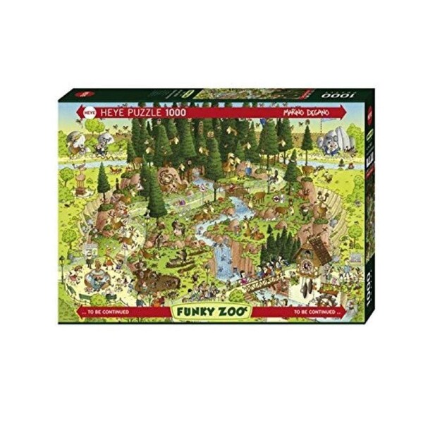 Funky Zoo - Black Forest Habitat (1000pc) Heye