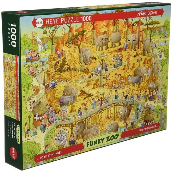Funky Zoo - African Habitat (1000pc) Heye