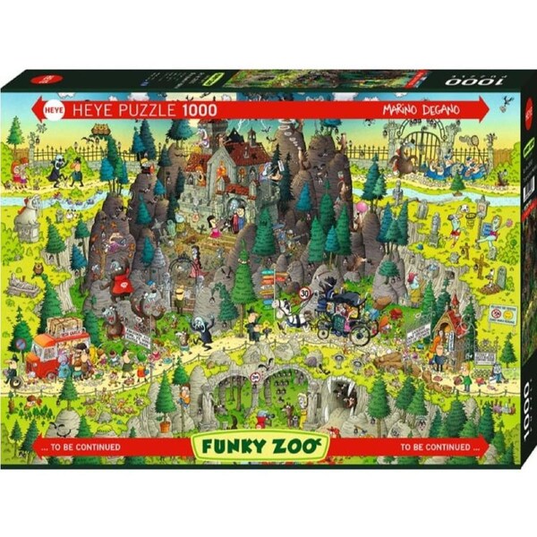 Funky Zoo - Transylvanian Habitat (1000pc) Heye