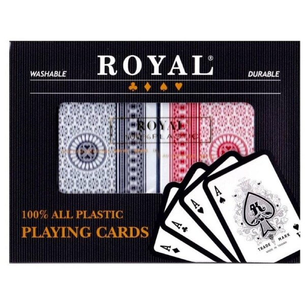 Playing Cards - Royal 100% Plastic (Double)