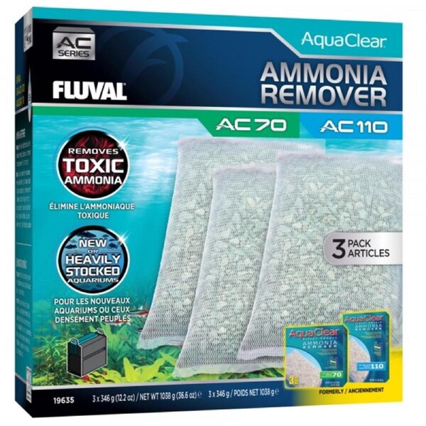 Fluval AquaClear 70/110 Ammonia Remover Insert 3pk (19635)