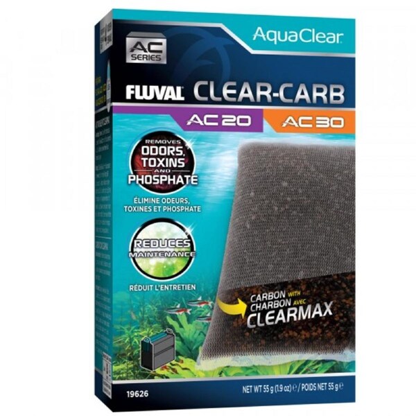 Fluval AquaClear 20/30 Clear Carbon Insert 1pk (19626)