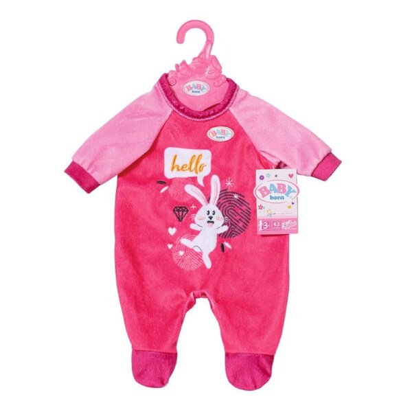 Baby Born 43cm Romper Soft Doll Fashion Clothes/Outfit Pink Kids/Children 3y+