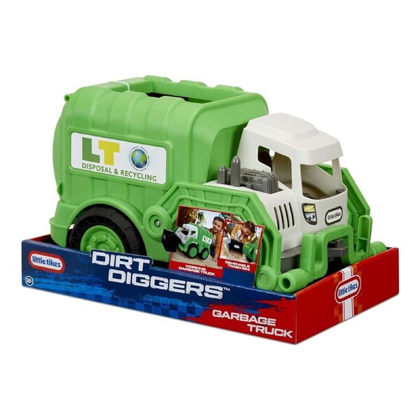 Little Tikes Dirt Digger Real Working Kids Garbage Truck Vehicle Toy 2y+