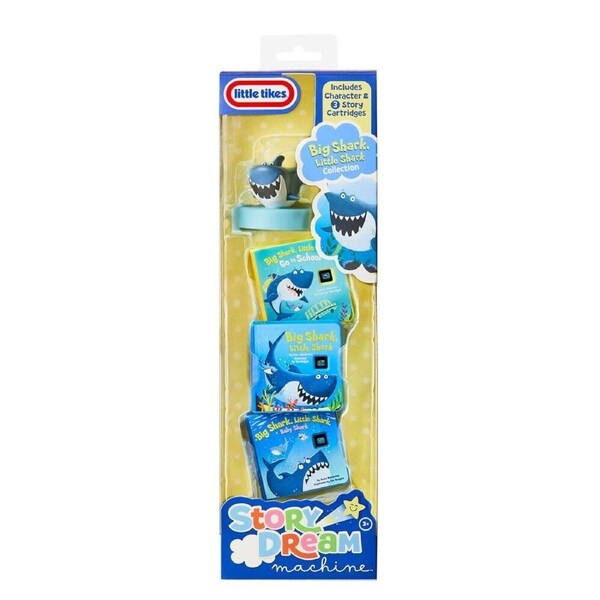 Little Tikes Big Shark Little Shark Collectible Projector Toy w/ Cartridge 3+