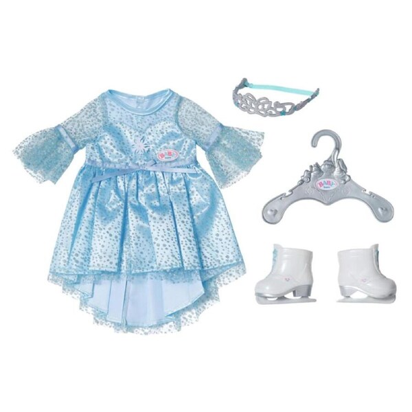 Baby Born Princess on Ice Skating Doll Outfit Set 43cm Kids/Children Blue 3y+