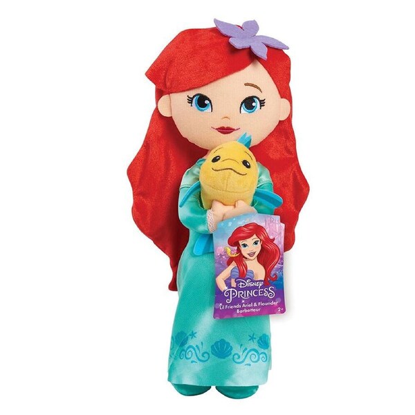 Disney Princess Lil Friends Kids/Children Interactive Plush Toy Assorted 3y+