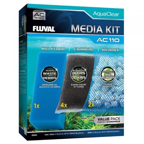 Fluval AquaClear AC110 Filter Media Maintenance Kit (19694)