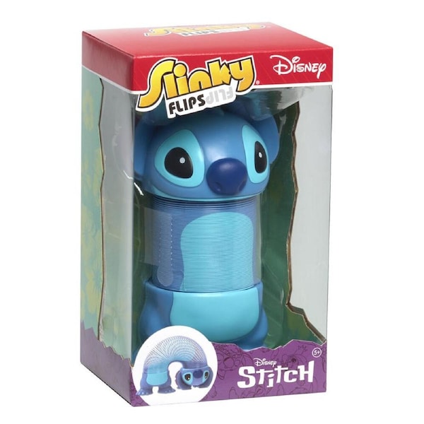 Disney Stitch Slinky Flips Kids/Children Interactive Fun Play Toy Spring 5y+