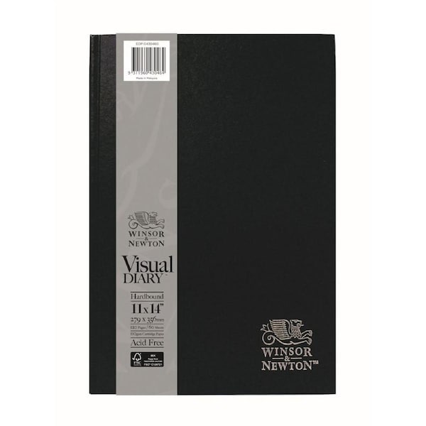 Winsor And Newton Hard Bound Visual Diaries 60 Sheets 110gsm FSC MIX CREDIT
