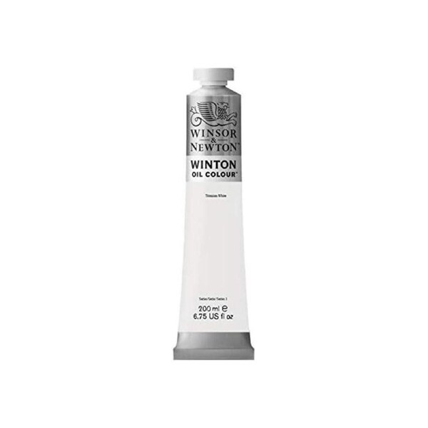 Winsor & Newton 200ml Winton Oil Colour Paint Tube Artist/Craft Titanium White
