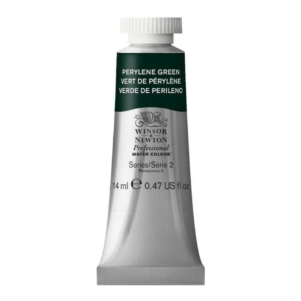 Winsor & Newton 14ml Professional Watercolour Art Paint Tube Perylene Green S2