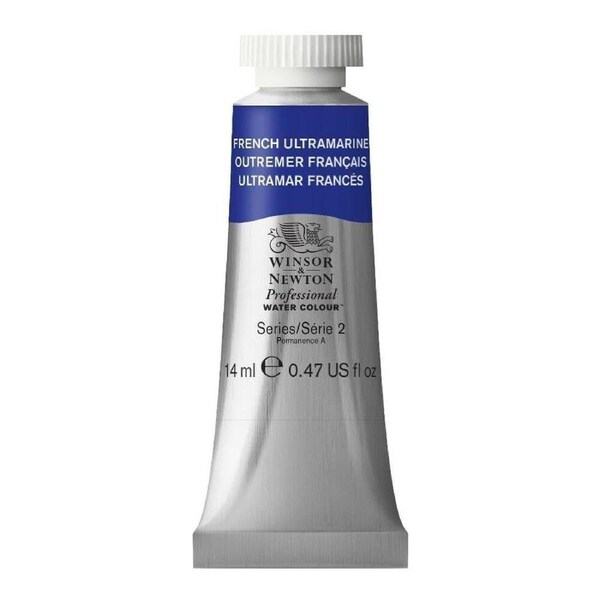 Winsor & Newton 14ml Professional Watercolour Paint Tube French Ultramarine S2