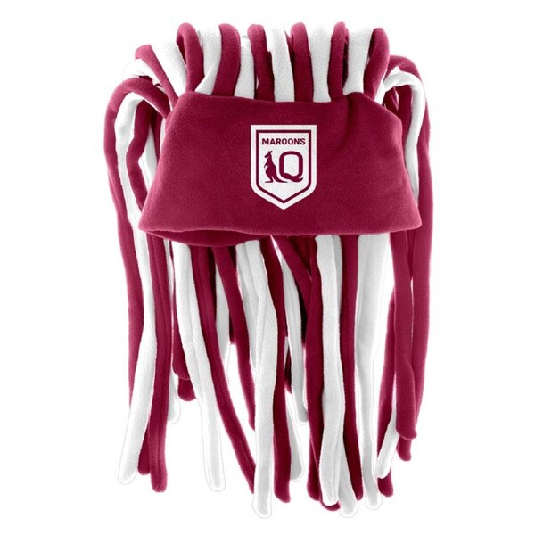 2025 State of Origin QLD Queensland Maroons Dreadlock Fun Hat Beanie