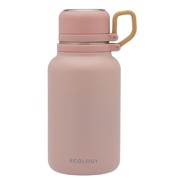 Ecology Esse Stainless Steel Water Drinking Bottle Tumbler 1L/22.5cm Blush