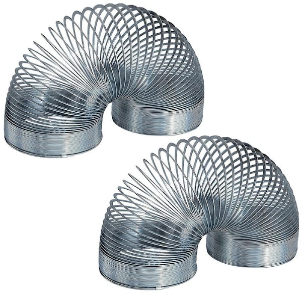 2pc Slinky Giant Metal Kids/Children Fun Play Interactive Toy Spring 5y+