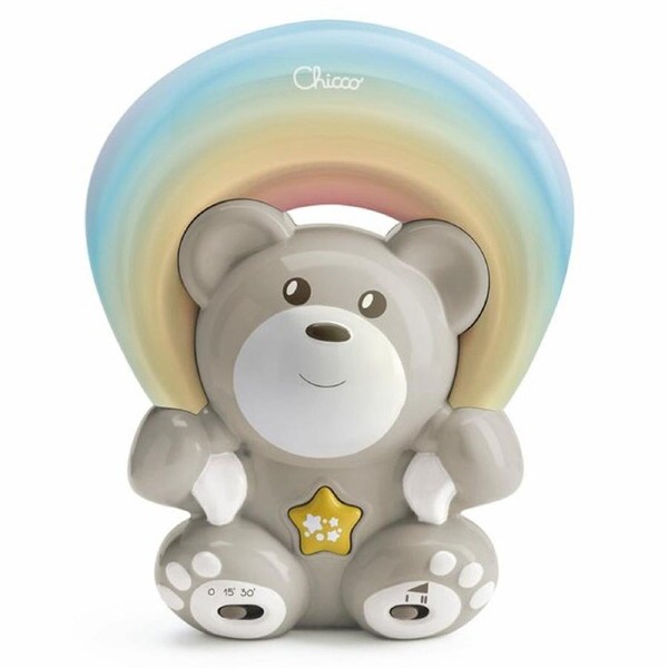 Chicco Toy Baby Rainbow Bear Musical Colour Changing Light Projector Lamp 0m+