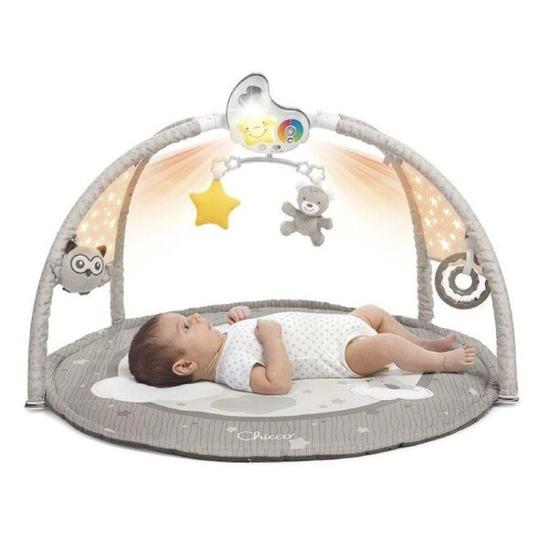 Chicco Toy Baby/Newborn/Infant Enjoy Colours Play Mat Home Gym Neutral Grey 0m+