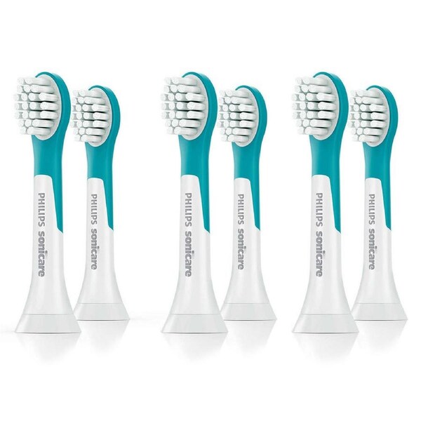 6x Philips HX6032 Sonicare Replacement Heads for Kids Sonic Electric Toothbrush