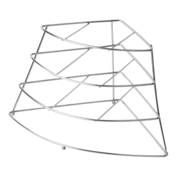 Homeleisure Stainless Steel Corner Plate Stacker Kitchen Organiser Silver