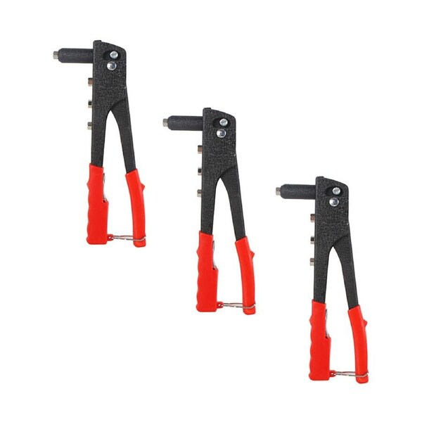 3x 60Pcs Promax Riveter Gun w/ Rivets Set Heavy Duty Home Improvement DIY