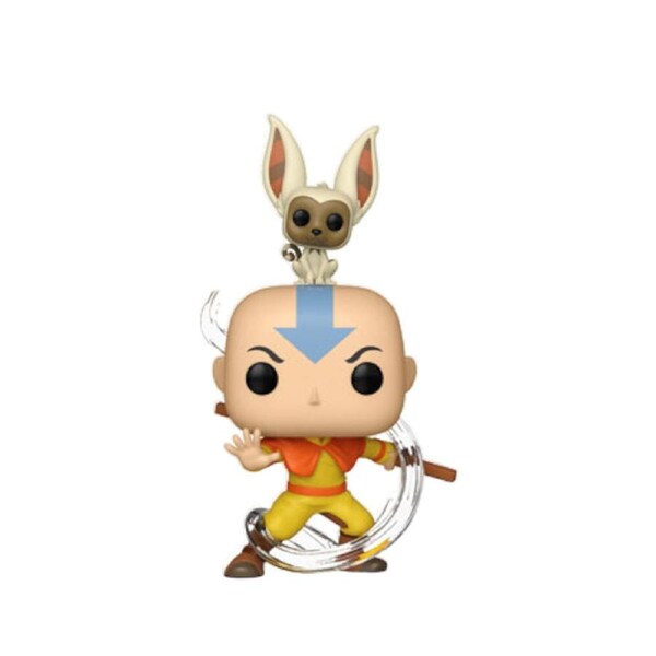 Funko Avatar The Last Airbender Aang With Momo Pop! Vinyl Figure