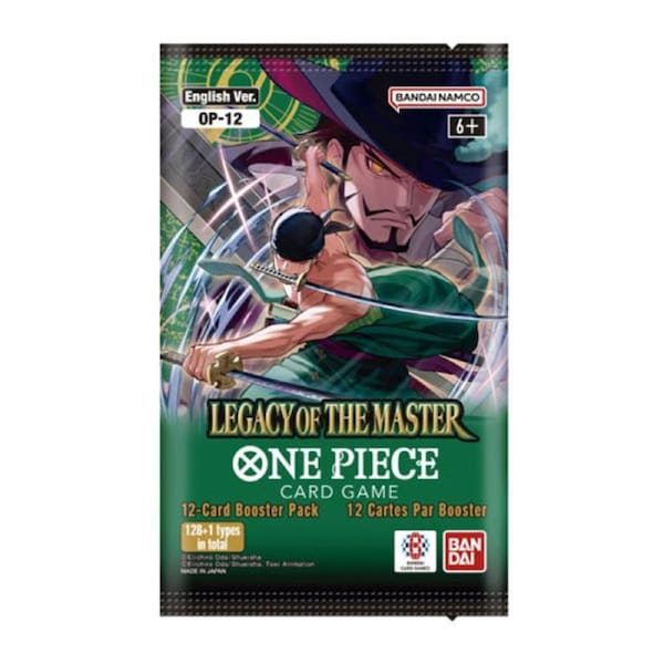 One Piece Card Game OP-12 Legacy Of The Master Single Booster Pack