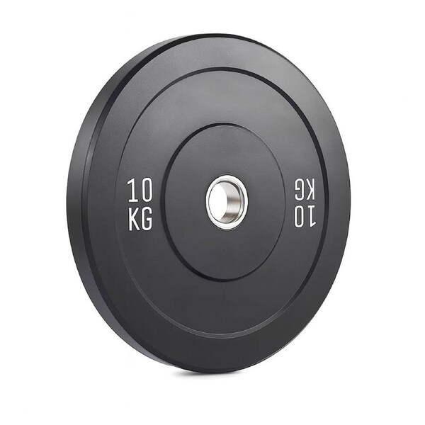 Kangaroo Fitness 10KG Black Bumper Plate – Durable & Reliable Weight Plate