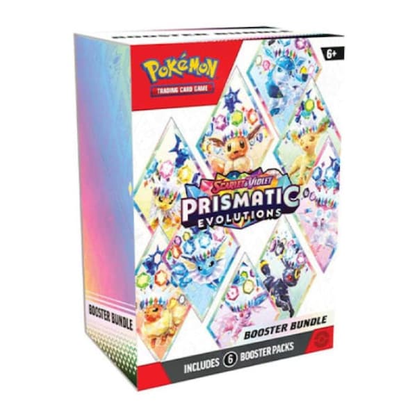 POKEMON TCG Scarlet & Violet Prismatic Evolutions Booster Bundle