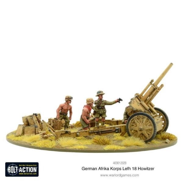 Bolt Action - German - Afrika Korps - LeFH 18/40 10.5cm Howitzer
