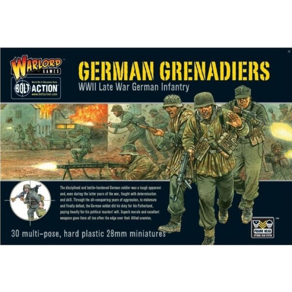 Bolt Action - German - German Grenadiers Infantry (Plastic)