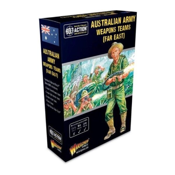 Bolt Action - Australian Army Weapons Teams (Far East)