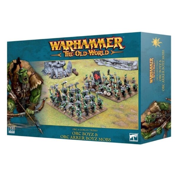 Warhammer - The Old World - Orc & Goblin Tribes - Orc Boyz & Orc Arrer Boyz Mobs