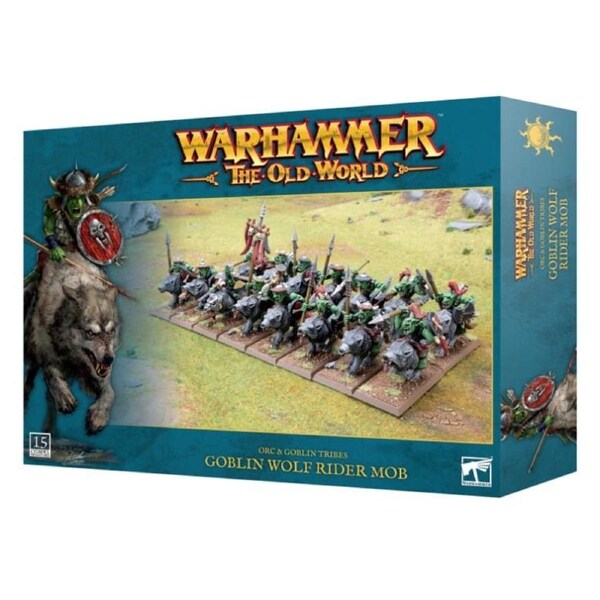 Warhammer - The Old World - Orc & Goblin Tribes - Goblin Wolf Rider Mob