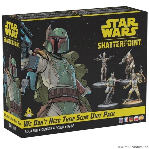 Star Wars Shatterpoint - We Don?t Need Their Scum Squad Pack (01/11/2024 Release)