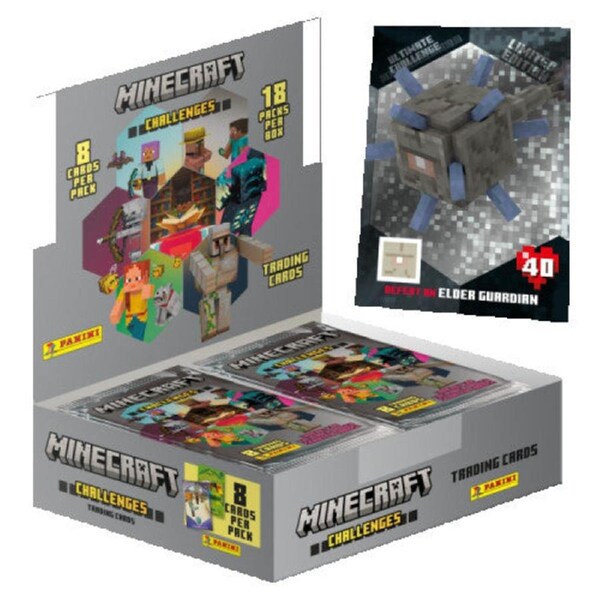 Panini Minecraft Challenges Trading Cards Booster Box