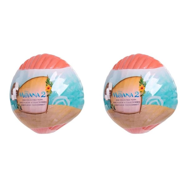 2PK Disney Moana 2 Mini Capsule Plush Kids/Children Soft Cuddle Toy Assorted 3y+