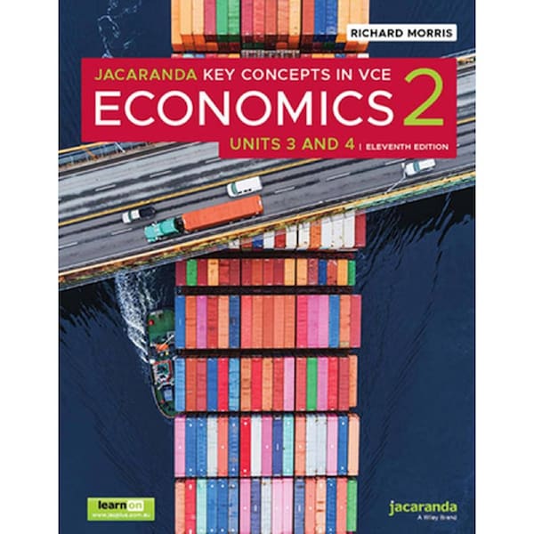 Jacaranda Key Concepts in VCE Economics 2 Units 3 and 4, 11e learnON & Print