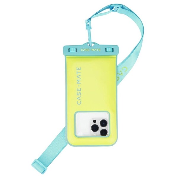 [CM050924] Case Mate Waterproof Floating Pouch - Universal - Lime/Blue