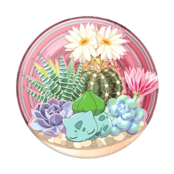 [112661] Popsockets Universal Licensed PopGrip - Bulbasaur Terrarium