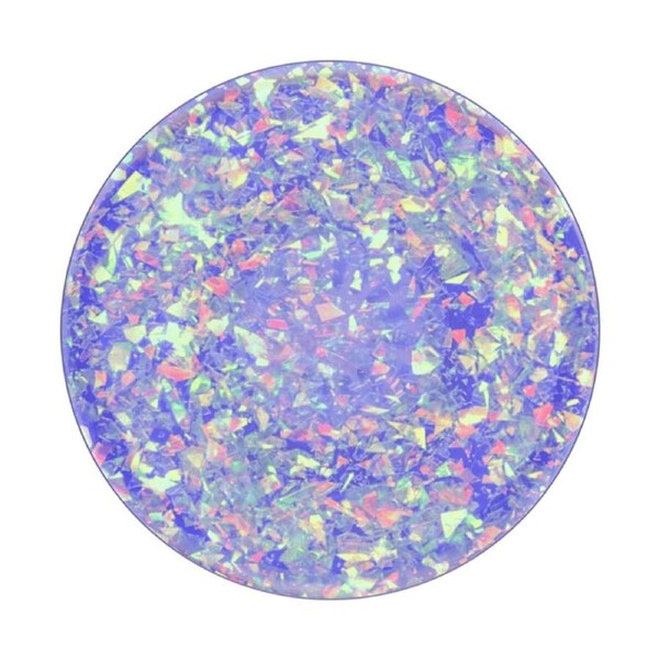 [805969] Popsockets Universal PopGrip - Iridescent Confetti Ice Purple