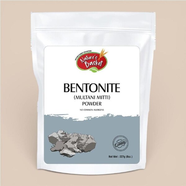 Nature's Basket Bentonite (Multani Mitti) (Fullers Earth) Powder 227g