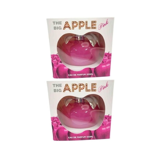 2PK The Big Apple Pink Apple Fragrance Spray EDP Eau De Parfum Unisex 100ml