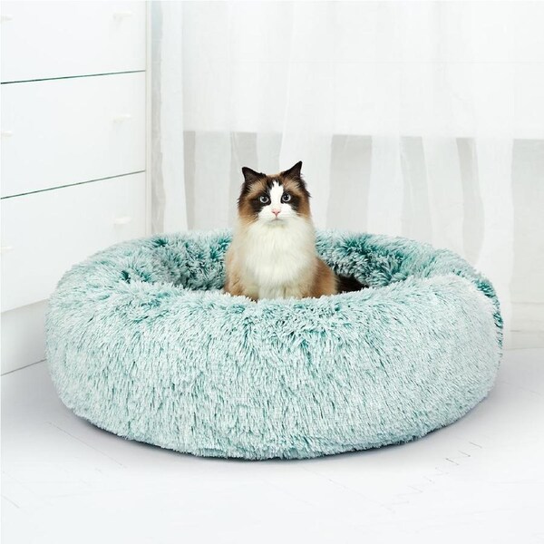 Pawz Replacement Pet Bed Covers Zipper Dog Mattress Durable Plush Washable Teal / 70cm x 70cm x 27cm