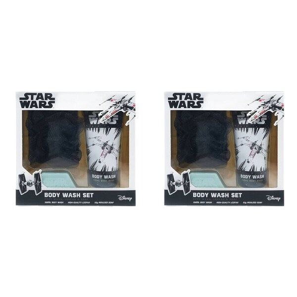 2PK Star Wars Body Wash Set Kids/Children Gentle Moisturizing Body Wash Cleanser