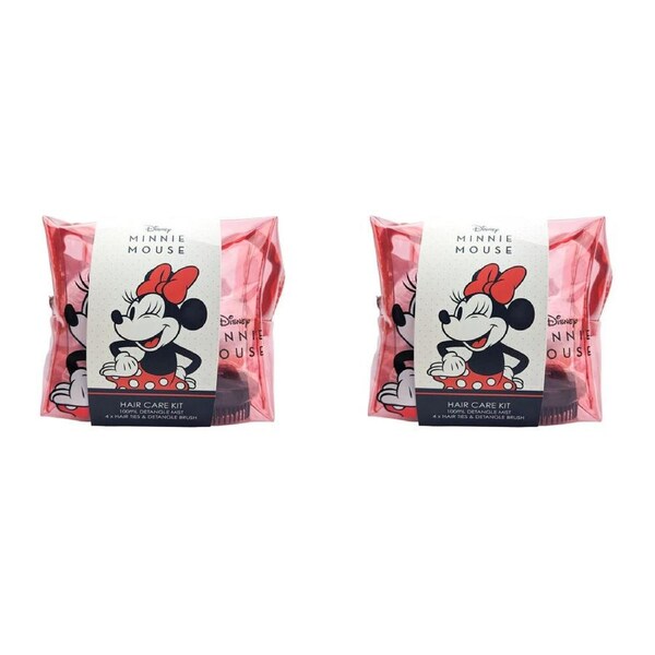 2PK 6pc Disney Mickey & Minnie Mouse Bath & Body Range Kids/Child Hair Care Kit