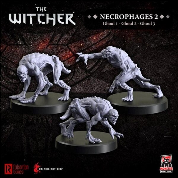 The Witcher RPG - Miniatures - Necrophages 1 - Ghouls