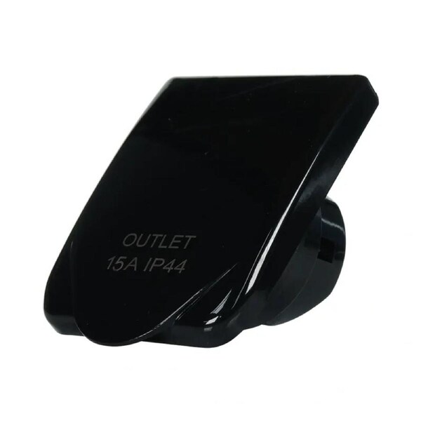 NLS 30787 - Weatherproof Socket Outlet 15A 250V AC IP44 - Black