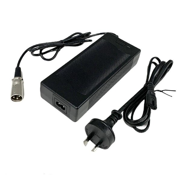 XVE 54.6V 2A Battery Charger with XLR Connector for 48V Electric Bike, Scooter, E-Bike, Lithium-Ion Battery, Australian Approved
