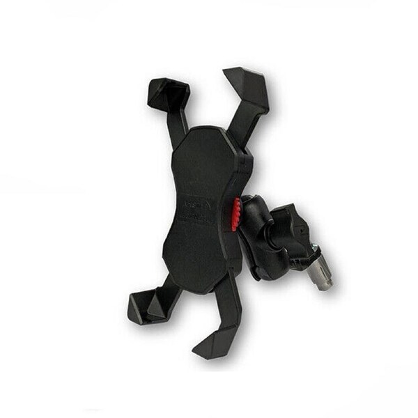 TDR Motorcycle Fork Stem Mount for iPhone, GPS, Phone Holder 13.3mm-14.7mm for CBR600RR, XShape Mobile Holder for Motorcycle Fork Stems